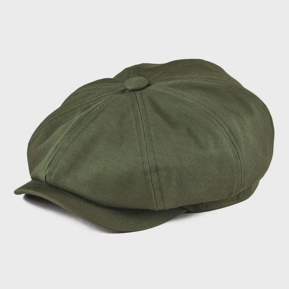 Retro Newsboy Cap Heren Dames - Stijlvolle Twill Katoen Baker Boy Pet