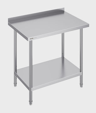 RVS Werktafel 24"x36" - Zwaar Uitvoering, Verstelbare Hoogte voor Keuken & Werkplaats
