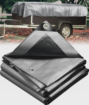 Waterdicht Tarpaulin Zeil 1.9x3m - Heavy Duty Beschermhoes met Oogjes
