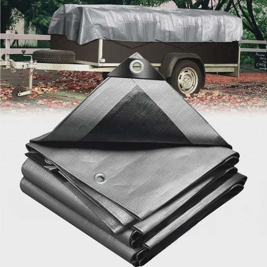 Waterdicht Tarpaulin Zeil 1.9x3m - Heavy Duty Beschermhoes met Oogjes