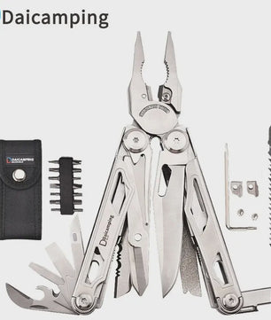 Daicamping DL30 Multifunctioneel Multitool Zakmes met Tang - EDC Handgereedschap