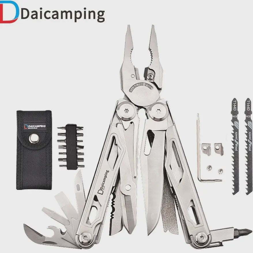 Daicamping DL30 Multifunctioneel Multitool Zakmes met Tang - EDC Handgereedschap