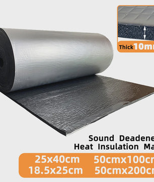 10mm Dikke Zelfklevende Auto Isolatie & Geluidsisolatie Mat - Schokabsorberend DIY