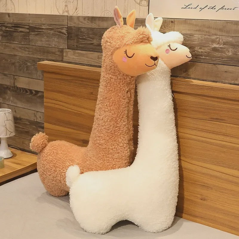 75cm Zachte Alpaca Pluche Knuffel - Llama Kussen voor Bed & Decoratie