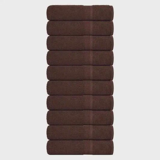 10-Pack Luxe Bruine Badhanddoeken 100x150cm 360g/m² 100% Katoen