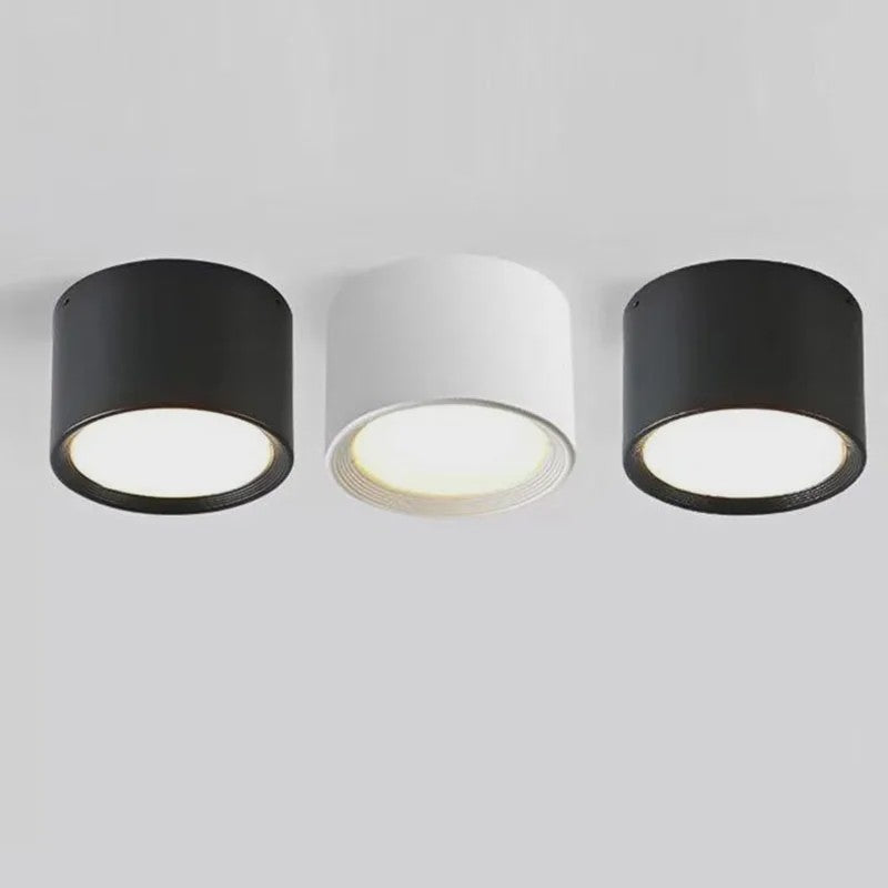 Moderne LED Plafondspot - Opbouw Downlight met 3 Kleurtemperaturen