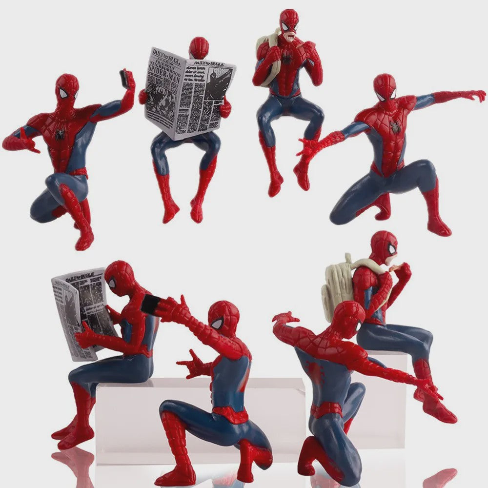 Spider-Man Actiefiguur Miniatuur Collectie Speelgoed - 7-9cm - Kinder Cadeau