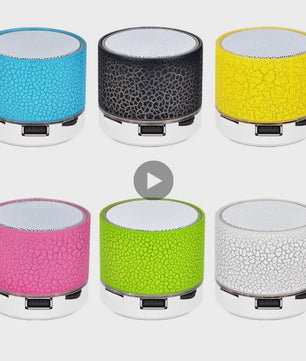 Draagbare Mini Bluetooth Speaker met Kleurrijke LED Verlichting en Handsfree Functie