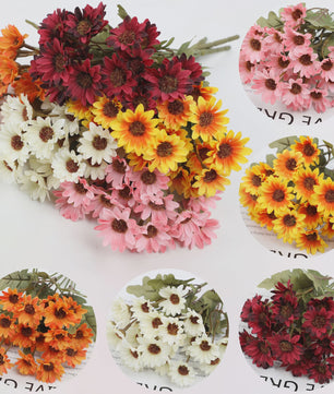 Kunstboeket Margrieten - Zijden Bloemen voor Decoratie (32cm)