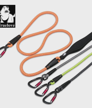 TrueLove Nylon Hondentuig met Reflecterende Haak en Neopreen Handvat