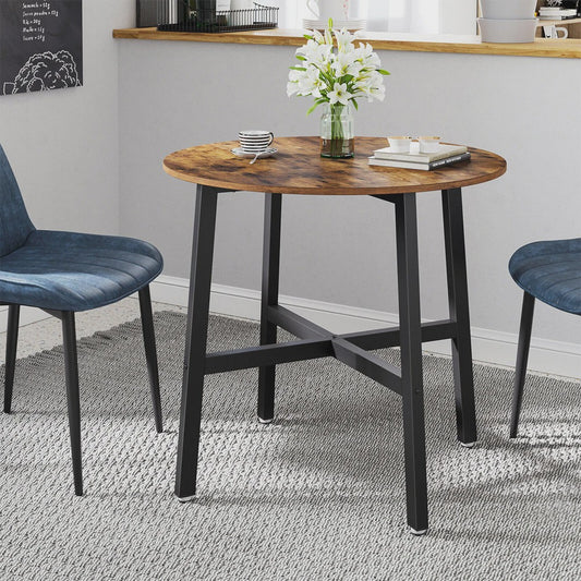 Ronde Eettafel & Keukentafel - Stijlvol en Compact voor Woonkamer, Kantoor of Appartement