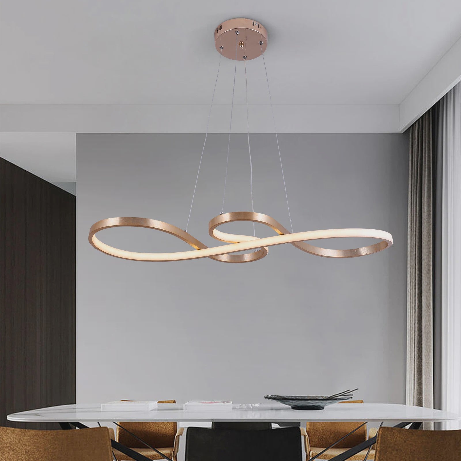 Moderne Acryl LED Hanglamp - Stijlvol Design, Dimbaar
