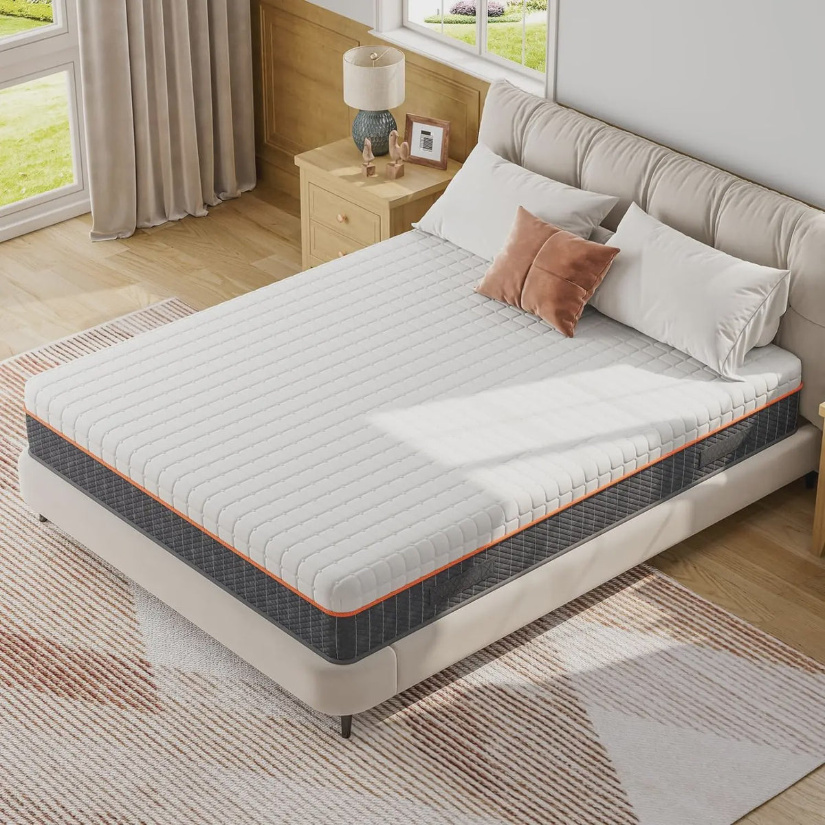 Comfortabele Traagschuim Matras - Ademend & Drukverlagend voor Optimale Nachtrust
