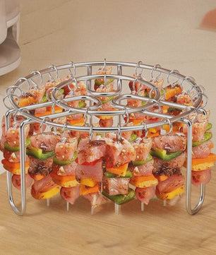 Verticale Grill Racks van Roestvrij Staal - 12/24/49 Spiesjes Houder