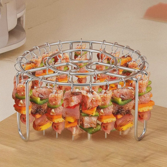 Verticale Grill Racks van Roestvrij Staal - 12/24/49 Spiesjes Houder