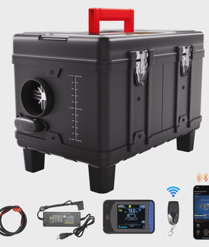 8KW Diesel Luchtverwarmer 12V/24V met Bluetooth & CO Alarm - Parkeerverwarming