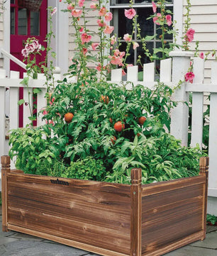 Houten Verhoogde Plantenbak voor Buiten - Ideaal voor Bloemen en Groenten