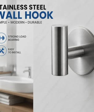 RVS Wandhaak Zelfklevend - Zware Kwaliteit Handdoekhaak voor Badkamer & Keuken