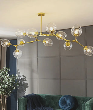 Moderne Moleculaire Plafondlamp - Nordic Stijl Glazen Hanglamp voor Woonkamer & Keuken