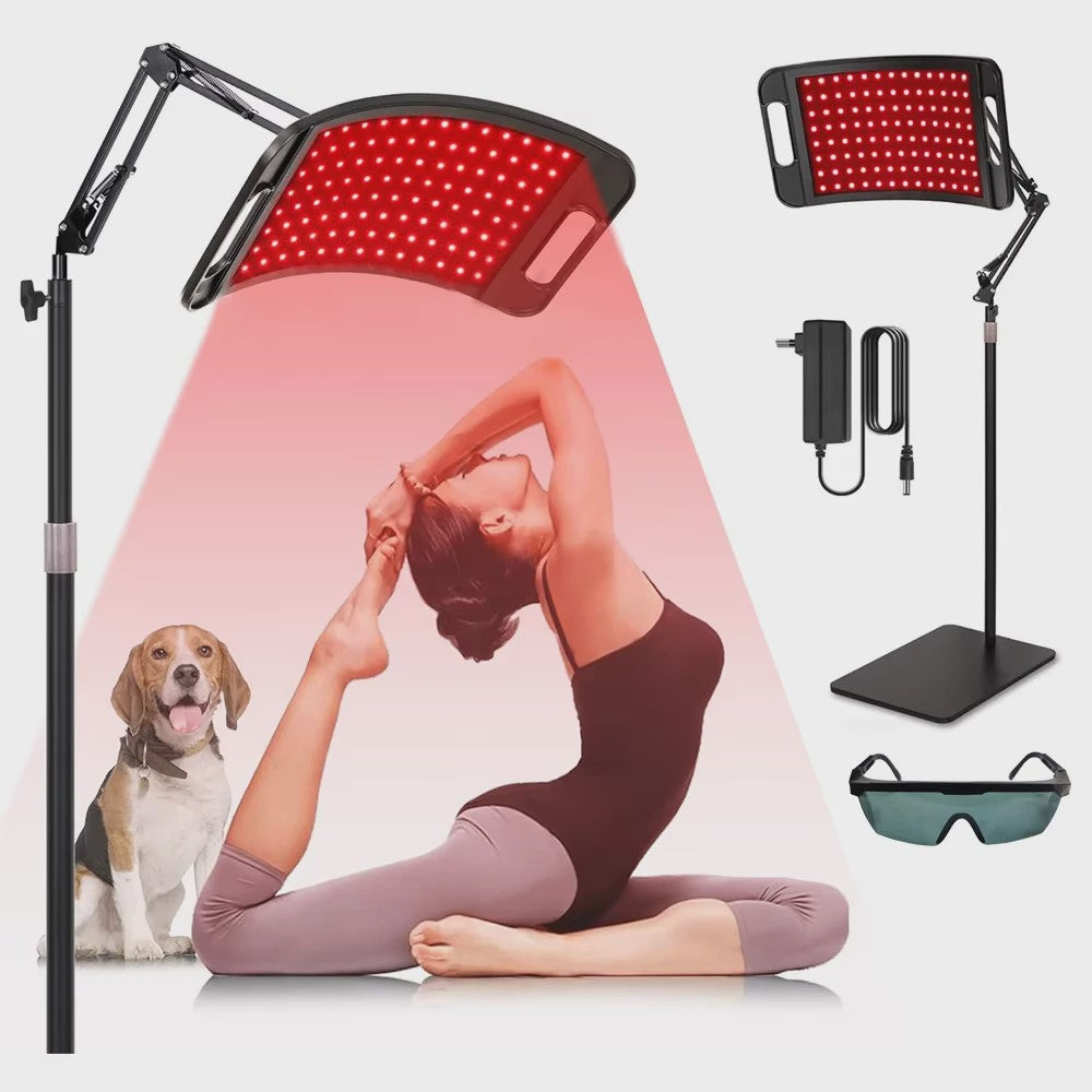 Professionele Roodlichttherapie Lamp 660nm & 850nm met Verstelbare Standaard