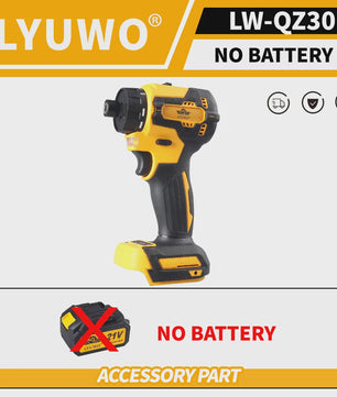 LYUWO 21V Accu Schroefmachine Borstelloos - Krachtige Klopboormachine met LED Licht