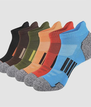 12 Paar Unisex Ademende Sportsokken - Lage Sokken voor Kinderen & Volwassenen (Maat 33-46)