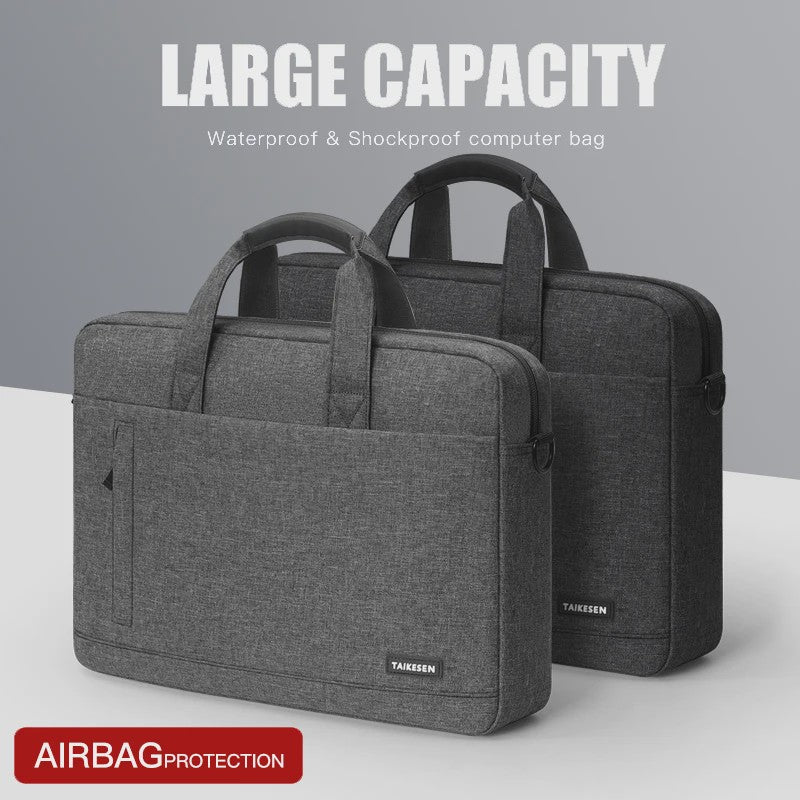 Waterdichte Laptoptas 13-17.3 Inch met Schouderband & Handvat - Bescherming & Opbergruimte