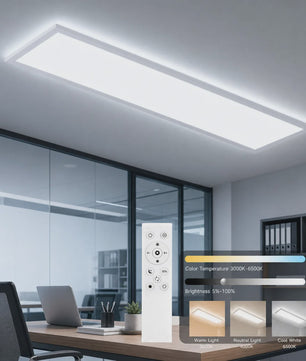Moderne LED Plafondlamp 40W 4400LM 120x30cm Dimbare Paneellamp met Afstandsbediening