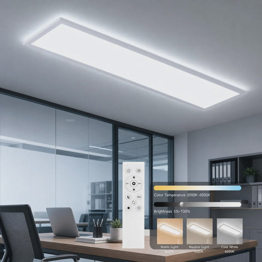 Moderne LED Plafondlamp 40W 4400LM 120x30cm Dimbare Paneellamp met Afstandsbediening