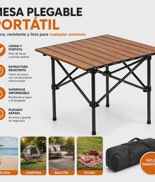 Compacte Klaptafel: Draagbaar, Stevig en Snel Opvouwbaar