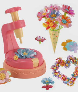 DIY Bloemen Knutselset met Embossing Machine - Interactief Speelgoed voor Kinderen