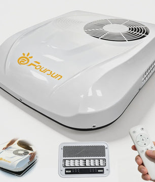 Foursun Dakairco 12V/24V DC - 1800-2200W Inverter Airconditioner voor Camper, Caravan, Vrachtwagen