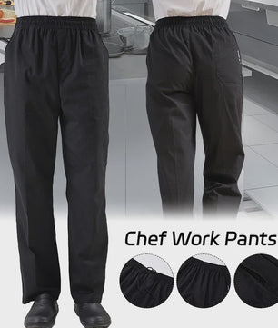 Unisex Koksbroek Zwart - Comfortabele Werkbroek voor Horeca Personeel