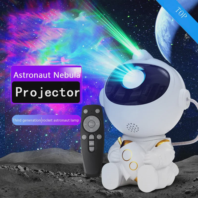 Astronaut Sterrenhemel Projector Lamp - Magische Sterren & Nevels voor Slaapkamer