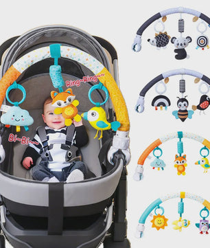 Baby Speelboog voor Kinderwagen & Reiswieg - Interactief & Verstelbaar Speelgoed