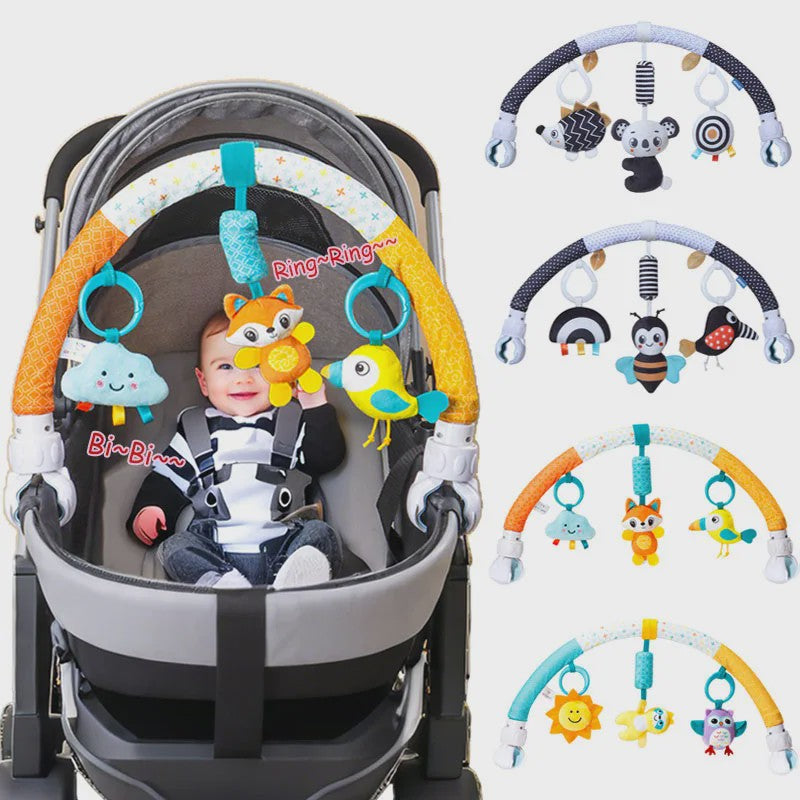 Baby Speelboog voor Kinderwagen & Reiswieg - Interactief & Verstelbaar Speelgoed