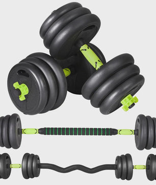 Verstelbare Dumbbell Set 10-40kg met Verbindingsstang - Complete Home Gym Krachttraining