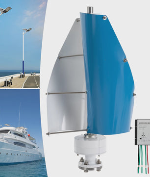 Verticale Windturbine 12V met Permanente Magneet Generator - Ideaal voor Boten en Terrassen
