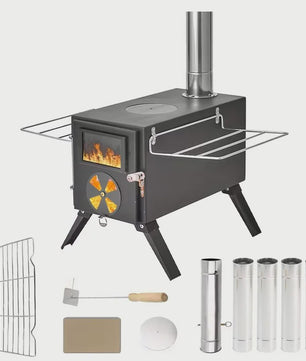 Draagbare Camping Kachel Tentkachel - Multifunctioneel & Opvouwbaar voor Buiten Koken