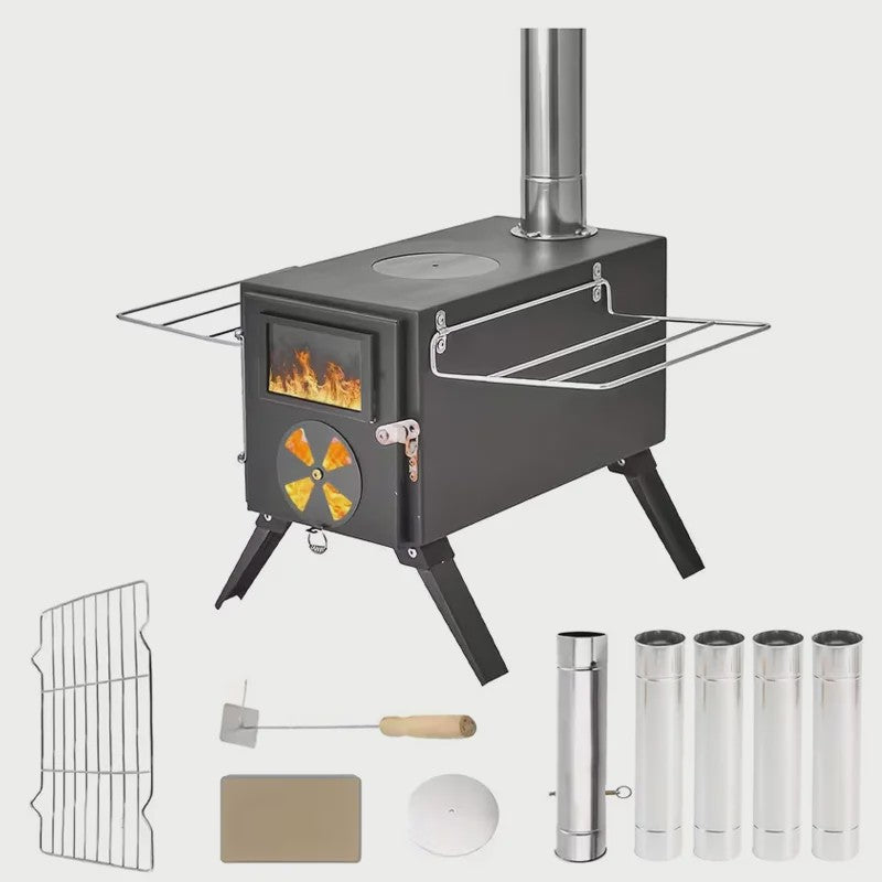 Draagbare Camping Kachel Tentkachel - Multifunctioneel & Opvouwbaar voor Buiten Koken