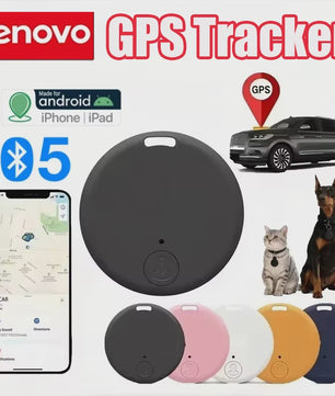 Lenovo Bluetooth Tracker 5.0 Anti-Diefstal GPS Mini Tracker voor Sleutels, Portemonnee, Koffer, Huisdier, Kind