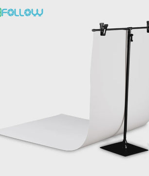 T-vormige Achtergrondstandaard (30cm) met PVC Backdrop voor Productfotografie