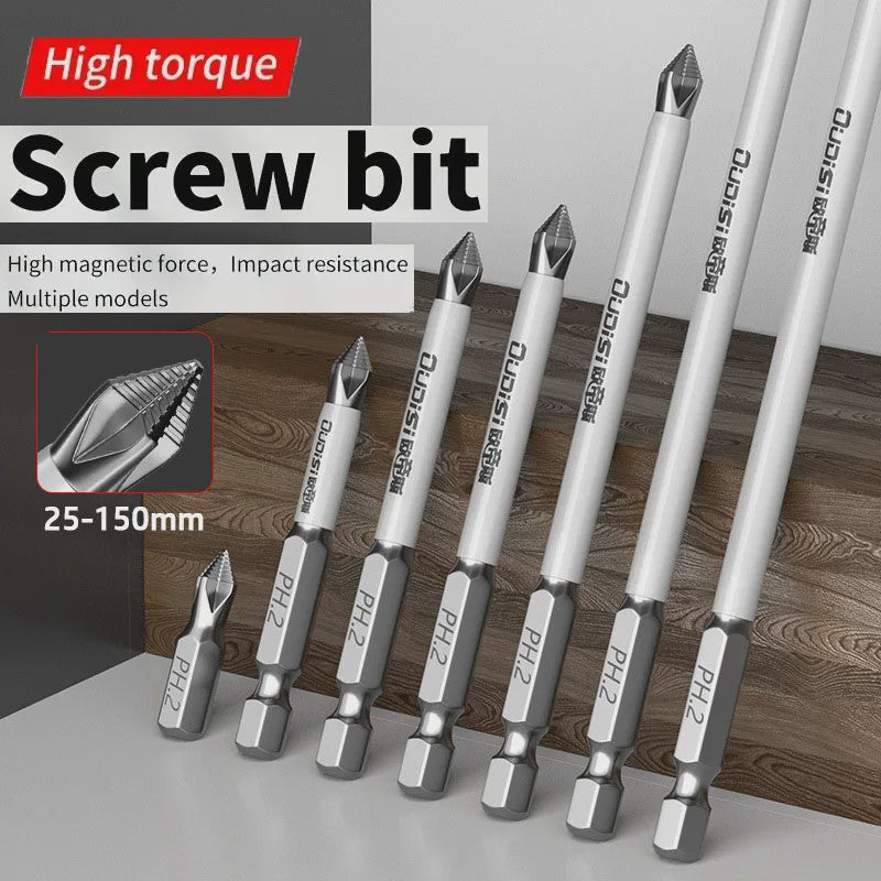 Magnetische Schroefbitset PH2 - Anti-slip & Schokbestendig (6/12 Stuks)
