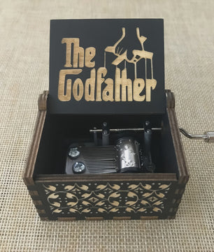 Houten Muziekdoos met Handopwinding - Antiek Design, Klassieke Melodie voor Cadeau & Decoratie