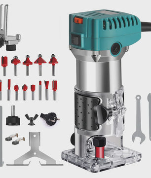 Krachtige 1380W Elektrische Hout Router & Trimmer voor Frezen, Graveren en Frezen