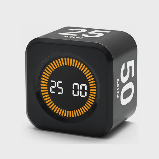 Slimme Timer Kubus met Zwaartekracht Sensor - Visuele Tijdmanagement Tool met LED Scherm