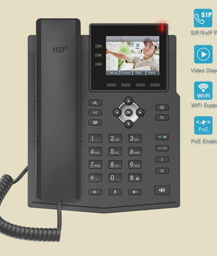 Fanvil Zakelijke SIP Videofoon met WiFi - HD Beeld & Geluid