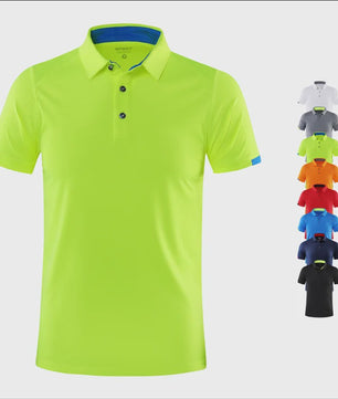 Ademend Sneldrogend Poloshirt met Korte Mouwen - Sport & Casual - 8 Kleuren