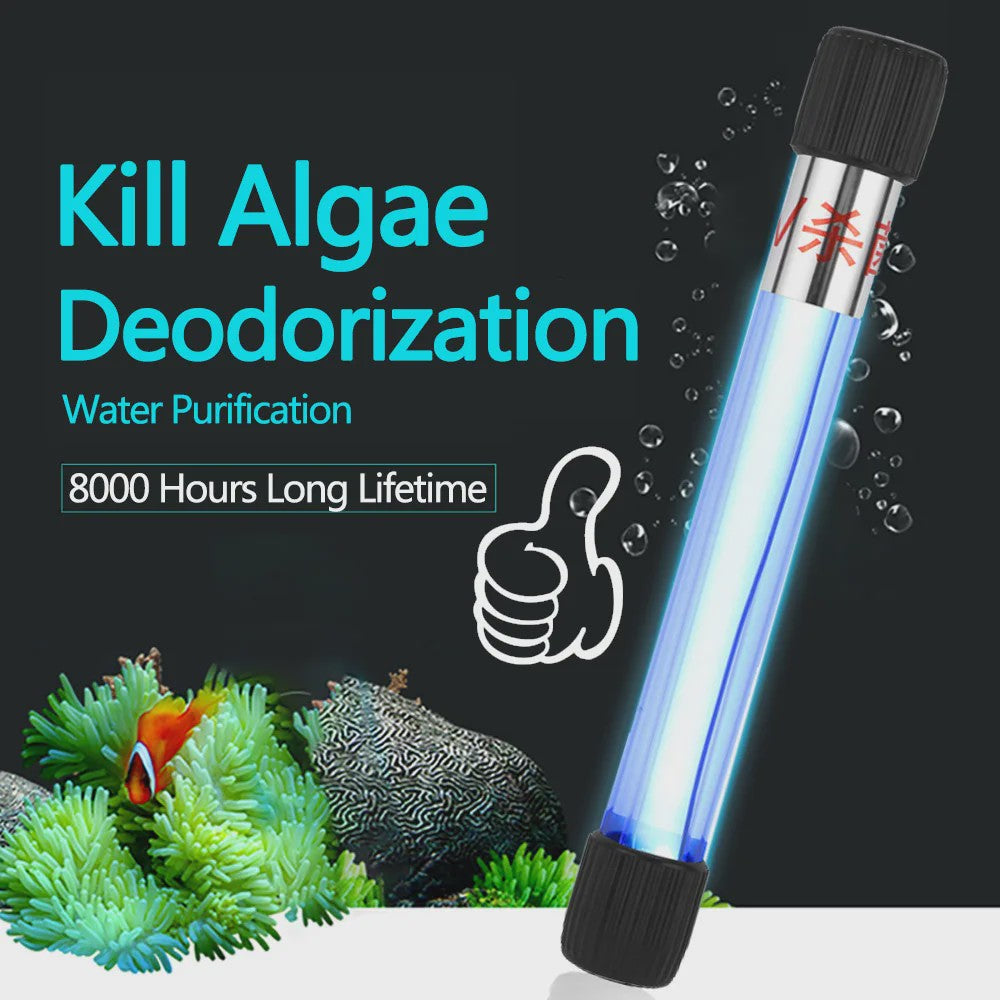 Krachtige Aquarium UV Sterilisator Lamp - 5-11W Onderwater Reiniging