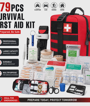 Professionele 379-delige EHBO- en Survival Kit voor Noodgevallen